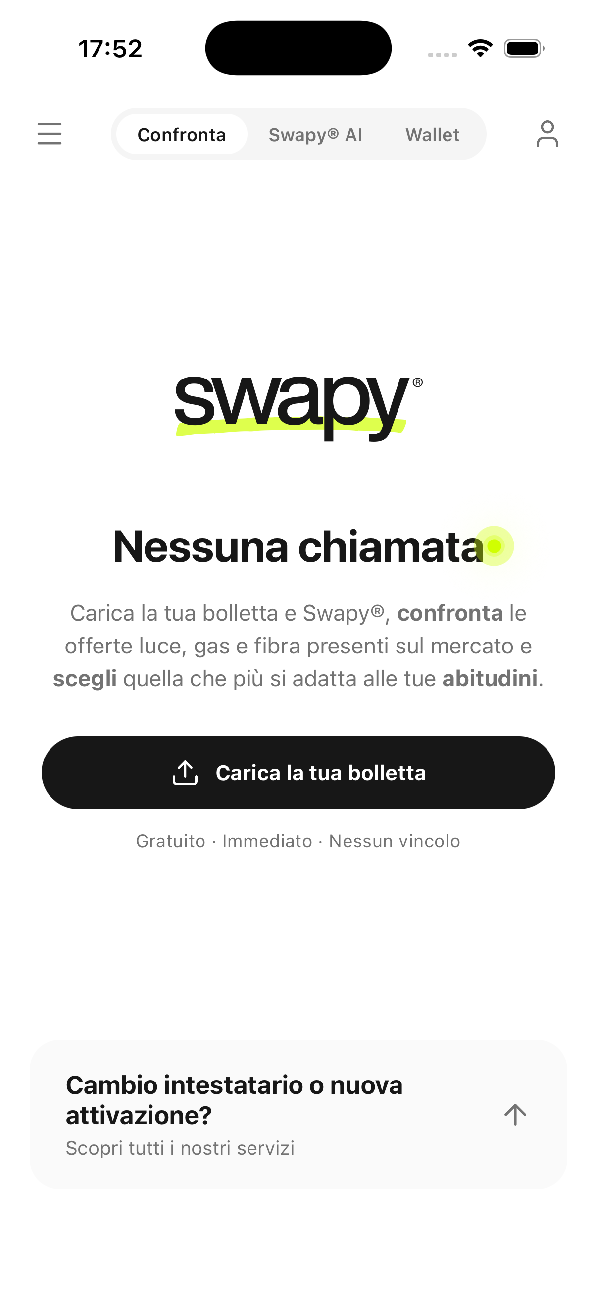 Risultato del confronto